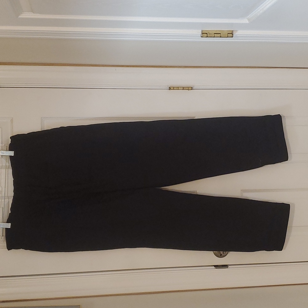 Loft Drawstring Black Pants Size Large - image 2
